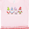 thumbnail image 3 of Inktastic Christmas Hangin With my Gnomies Gift Toddler Girl Dress, 3 of 4