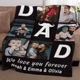 thumbnail image 5 of Custom Blankets with Photos, Personalized Picture Throw Blanket, Music Song Style Wedding Anniversary Birthday Customized Gifts for Couples Boyfriend Girlfriend Sister, 5 of 6