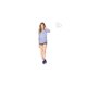 thumbnail image 3 of Aeropostale Sudadera con capucha de punto a rayas para mujer, azul, mediano, 3 of 3