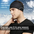 thumbnail image 3 of ZOUYUE Mens Running Headband,Cycling,Basketball,Yoga,Fitness Workout Stretchy Unisex Hairband, 3 of 7