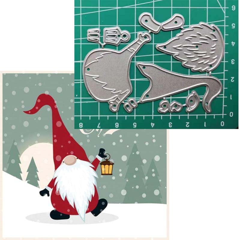 Christmas Santa Metal Cutting Dies DIY Scrapbook Cut Embossing Stencils Craft 