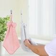 thumbnail image 3 of Koszal Bowknot Hand Towel Lanyard Design Microfiber Delicate Washing Kitchen Towel Bathroom Accessories, 3 of 8