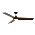 thumbnail image 4 of KUZCO Owens 56" 3-Blade 6-Speed Ceiling Fan with Dimmable LED Light and Remote Included, Matte Black, 4 of 6