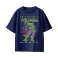 thumbnail image 2 of Marvel Comics Hulk Spider And Pizza Youth T Shirt (Navy, XS-XL), 2 of 4