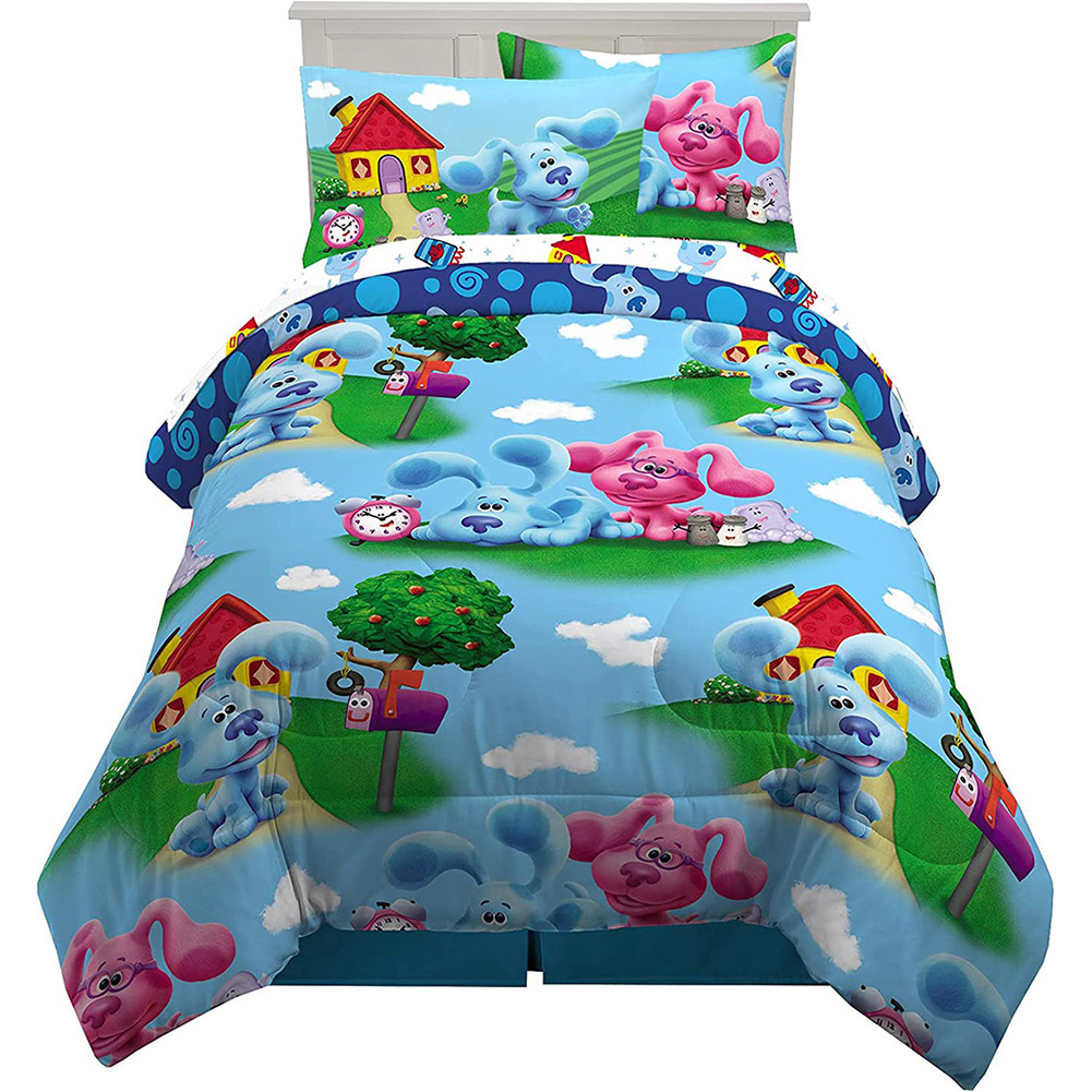 Kids Bedding Super Soft Comforter And Sheet Set With Sham, 5 Piece Twin
