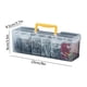 thumbnail image 3 of Juego de organizador de herramientas 7 piezas de plástico transparente con asa - 6 organizadores portátiles pequeños y 1 grande enclavado para tuercas, tornillos, llaves inglesas, piezas de herraje, 3 of 8