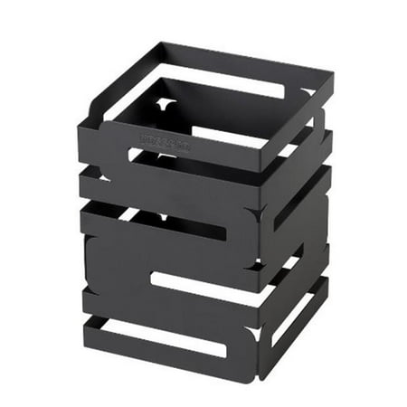 Rosseto Serving Solutions D623RB Multi-Level 8 in. Riser, Black Matte Powder Coated Steel Finish