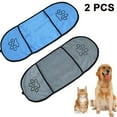 thumbnail image 1 of Ultra Soft Microfiber Dog Towel Pet Dog Bath Towel with Hand Pockets Durable Washable Super Absorbent Quick Dry Towel for Cats Dogs 2pcs Gray + Royal Blue, 1 of 8
