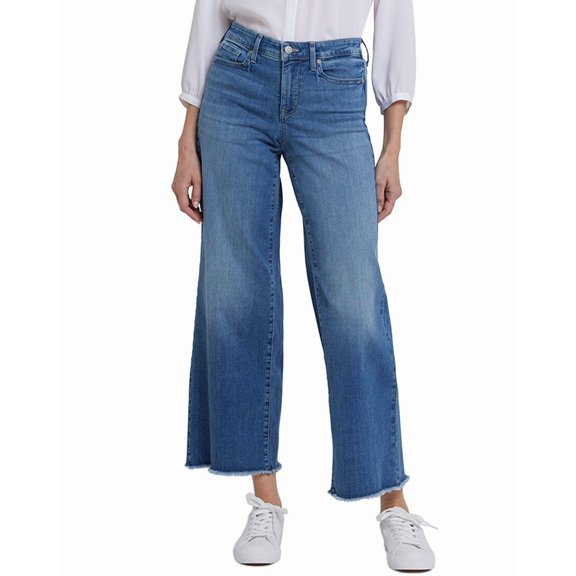 NYDJ womens Teresa Bluewater Wide Leg Jean, 10