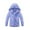 Purple, variant on Toddler Rain Jacket Girls Rain Jacket Windbreakers Hooded Rabbit Cartoon Print Raincoats Toddler Rain Coat Pink 2 Years-3 Years