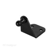 RV Designer G845 Gas Prop Bracket - Offset Angled 1", 10mm Ball
