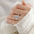 thumbnail image 1 of Greenadscape 6Ud Anillos Para Crochet En Aleación De Zinc Para Bobinar Hilo Y Decorar Con, 1 of 7