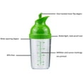 thumbnail image 3 of 3 Pack Salad Dressing Shaker Container, 7 Oz Salad Dressing Mixer Bottle Mixer Dispenser, Dripless Pour, Soft Grip, 3 of 6