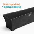thumbnail image 4 of Jardinera Tipo Rattan Plástico Rectangular Maceta Jardín Exterior Interior, 4 of 7