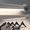 Chrome with LED Lighting, variant on 24" Round Ridged LED Closet Hanging Rod in Chrome with PIR Motion Sensor [Power Supply Included]