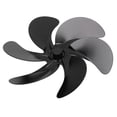 thumbnail image 1 of Reemplazo de la Cuchilla del Ventilador de Chimenea, Cuchilla de Ventilador de Reemplazo de Aleación de Aluminio Ajuste de Velocidad Automática Negra Universal para Mantener, 1 of 7