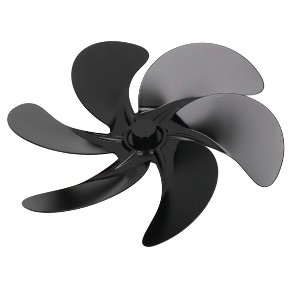 Reemplazo de la Cuchilla del Ventilador de Chimenea, Cuchilla de Ventilador de Reemplazo de Aleación de Aluminio Ajuste de Velocidad Automática Negra Universal para Mantener