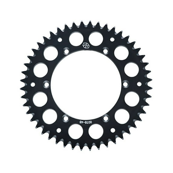 Primary Drive Rear Aluminum Sprocket 48 Tooth Black Compatible With Kawasaki KX450 X 2021