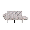 thumbnail image 2 of Floral Futon Couch, Shabby Blooms Nature Inspired Botanical Beauty Illustration, Daybed with Metal Frame Upholstered Sofa for Living Dorm, Loveseat, Almond Green Salmon, by Ambesonne, 2 of 4