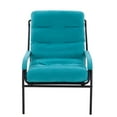 thumbnail image 3 of Williamspace Recliner Chair Modern Chair Classic Design Leisure chair Iron Arm Club Chair with Metal Legs for Living Room Study Lounge Office, outdoor chairs for garden chair, 3 of 6