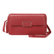 thumbnail image 1 of Bolso Cartera Para Mujer Con Bolsillo Separador Color Rojo Malubero gran capacidad, 1 of 3