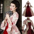 thumbnail image 2 of Vestido de Cosplay de María Antonieta para mujer, manga acampanada Medieval, vestido Formal de fiesta victoriana, bata Floral Gótica Renacentista, talla grande, 2 of 4