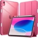 thumbnail image 1 of iPad (A16) 11.ª/10.ª Generación (2025/2022) con Portalápiz, Clara Transparente Carcasa Trasera Slim Soporte Antigolpes Cover Tableta (Azul),Rosado, 1 of 2