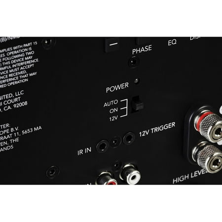 Definitive Technology - Descend 15" Sub 3XR Architecture 1500W Peak Class H Amplifier (2) 15" Bass Radiators - Black