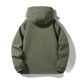 thumbnail image 4 of Puntoco Chaqueta Informal Holgada De Manga Larga Con Capucha Y Cremallera Para Hombre, 4 of 9