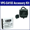 Sanyo Xacti VPC-CA102 Camcorder Accessory Kit includes: SDC-27 Case, SDDLi88 Battery