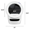 thumbnail image 5 of Whisker Litter-Robot 4 Core Bundle, Self-Cleaning Cat Litter Box with Accessories, White, 5 of 7