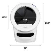 Whisker Litter-Robot 4 Core Bundle, Self-Cleaning Cat Litter Box with Accessories, White