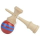 thumbnail image 2 of Juego de habilidad con rayas rojas y azules: domina el divertido juego de malabarismo Kendama tradicional japonés, 2 of 8