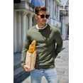 thumbnail image 4 of COOFANDY Mens Sweater Crewneck Pullover Long Sleeve Lightweight Sweater Plain Knit Silm Fit, 4 of 7