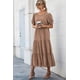 thumbnail image 4 of Vestido PRETTYGARDEN 2025 Boho Floral Midi con Mangas Abullonadas Talla M, 4 of 8