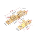 thumbnail image 1 of Attrape-Boule en Laiton Massif Réglable Double Tension Rouleau Attrape Loquet 60Mm, 1 of 10