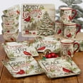 thumbnail image 3 of Certified International Evergreen Christmas Tasses de 16 oz, Ensemble de 4, 4 Unités (Lot de 1), Multicolore, 3 of 4