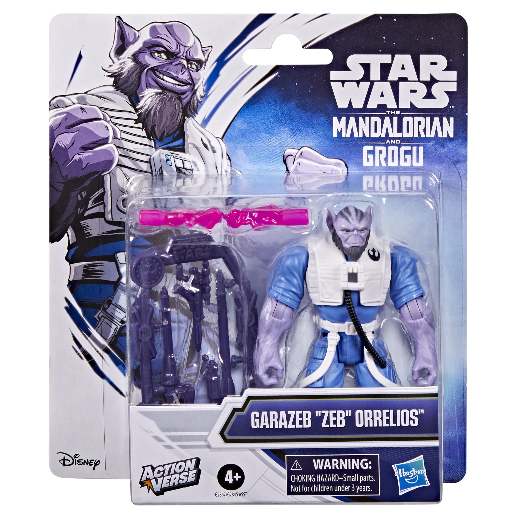 Star Wars ActionVerse Zeb Orrelios Action Figure & Accessories