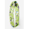 thumbnail image 2 of Bimba Green Whale Ocean Pure Silk Printed Head Bandanas Summer Neck Wrap Scarf 40 x 40 Inches, 2 of 6