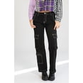 thumbnail image 4 of Slouchy Cargo Pants - Women's Casual Stretch Fit Utility Trousers, 4 of 4