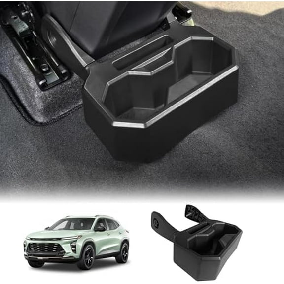 Backseat Floor Cup Holder Compatible with Chevrolet/Chevy Trax 2024 2025 Console Mounted Drink Holder Rear Storage Organizer Interior Accessories$$Vehicle Parts & Accessories