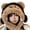 Khaki headphone cap, variant on Plush Bear Hat Warm Trapper Hat Ear Protective Hat Teens Cold Weather Caps