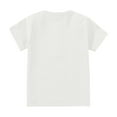 thumbnail image 5 of CFLVAEK Henley Neck Tshirts for Kids Girls Boys Casual Short Sleeve Summer Tshirt Solid Color Basic Tees 100 Days of School Shirt 2025 White 3 Years, 5 of 5