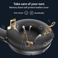 thumbnail image 5 of Falebare Auriculares Bluetooth sobre la oreja 120H tiempo de reproducción, 4 modos EQ, auriculares inalámbricos con micrófono, estéreo de alta fidelidad, carga rápida tipo C, auriculares con estuche p, 5 of 5