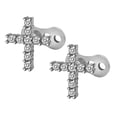 thumbnail image 6 of EHJRE 2pcs Dermal Anchor Tops and Base Titanium Steel Piercing Jewelry Cross, 6 of 9