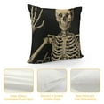 thumbnail image 4 of FUMJ Halloween Skeleton Pillow Cover  Vintage Halloween Skull Decoration Pillow Cover Cushion Cover, 4 of 5