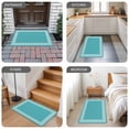 thumbnail image 6 of Turquoise Door Mat&nbsp;Indoor Outdoor Entrance, Non Slip Rug for Kitchen Bathroom Entryway Rug, Geometric Boho Ethnic Tile Chic Monochrome Washable Doormat Floor Mat for Office Home Decor 24x36 Inch, 6 of 8