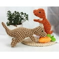thumbnail image 4 of Walbest Squeak Plush Dog Toys Dinosaur for Puppy Small Medium Large Dogs Playing Chewing-Dinosaur (Orange), 4 of 7