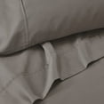 thumbnail image 3 of Superior 4-Piece 1400-1500 Thread Count Grey Sheet Set, King, 3 of 10