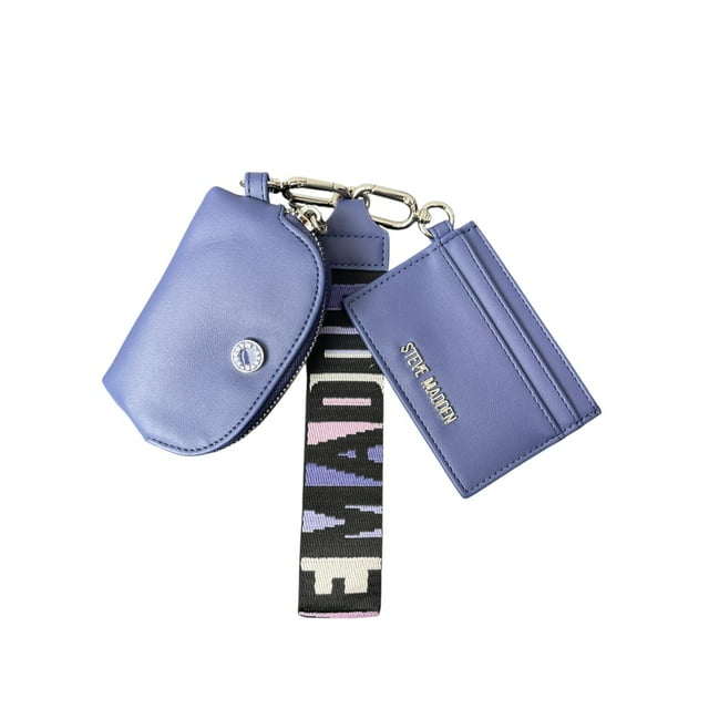 Monedero Unisex Steve Madden con Tarjetero y muñequera Blue
